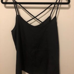 Black Crossed Cami